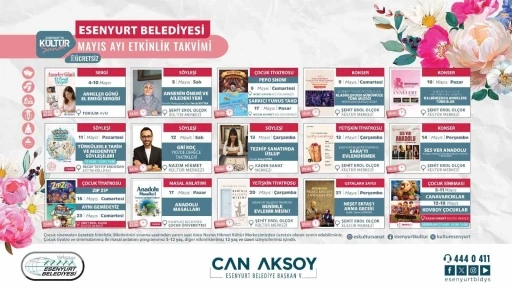 Esenyurt Belediyesi Mayıs ayı k&uuml;lt&uuml;r sanat etkinlikleri başlıyor
