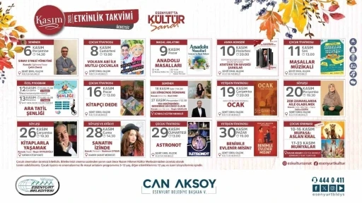 Esenyurt’ta Kasım ayı kültür ve sanatla dolu geçecek
