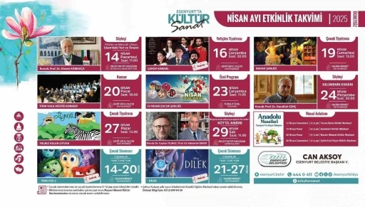 Esenyurt’ta nisan ayı kültür sanat etkinlikleri belli oldu
