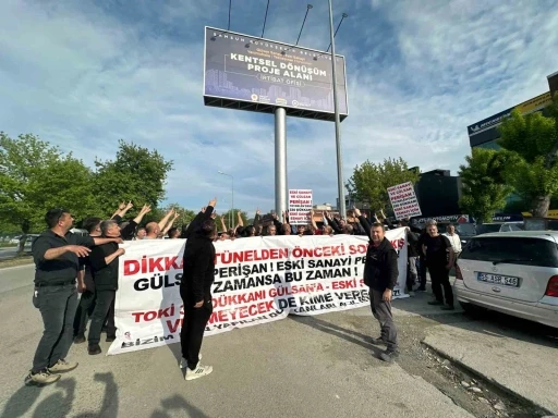 Eski sanayi esnafının Toybelen ısrarı: "330 iş yeri bizim olmalı"
