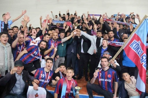 Eskil&rsquo;de voleybol turnuvasının şampiyonu K&ouml;kezspor oldu
