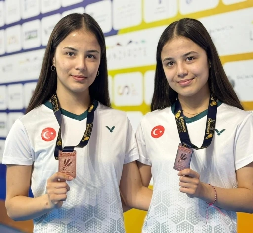 Eskişehirli milli sporcu ikizlerden Avrupa 3&rsquo;&uuml;nc&uuml;s&uuml; oldu
