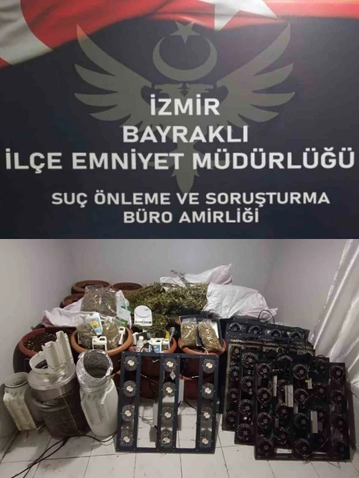 Ev değil zehir imalathanesi: İzmir’de polisten uyuşturucu baskını
