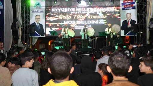 Eyyübiye Millet Bahçesinde coşkulu gece
