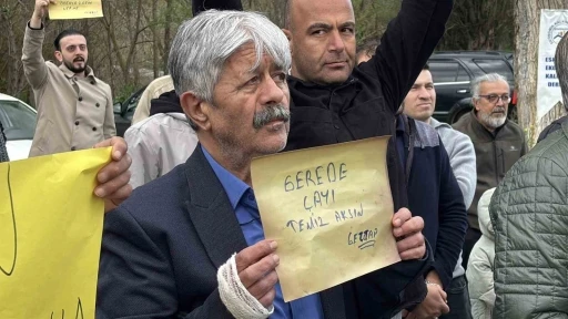 Fabrikaların zehrini kustuğu Gerede &Ccedil;ayı &ouml;l&uuml;yor: K&ouml;yl&uuml;ler ayaklandı
