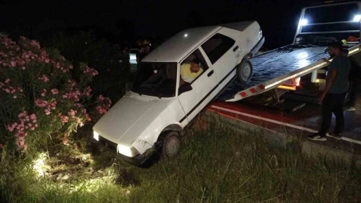Facianın eşiğinden dönülen kazayı burunları bile kanamadan atlattılar
