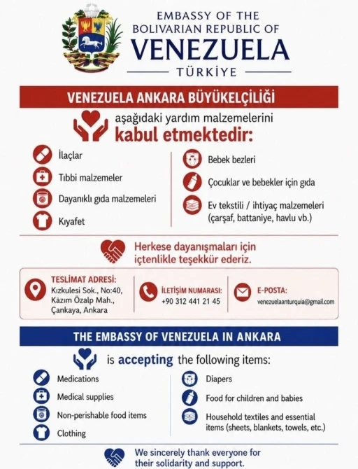 Fatma Şahin&rsquo;den Venezuela&rsquo;ya yardım &ccedil;ağrısı

