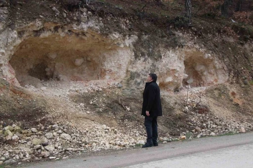 Ferhat diyarı Amasya&rsquo;da pekmez i&ccedil;in dağı deldiler, g&ouml;ren şaştı kaldı
