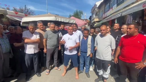 Festivali öncesi zabıtalar ve pazarcılar arasında tartışma çıktı
