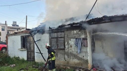 Fethiye&rsquo;de ev yangını: 1 yaralı