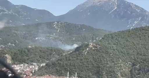 Fethiye&rsquo;de orman yangını
