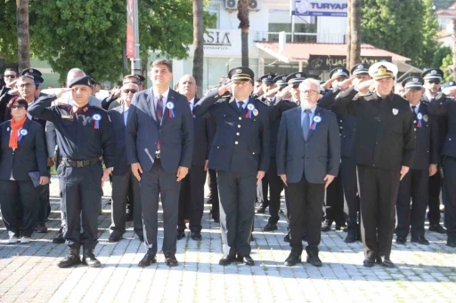 Fethiye&rsquo;de T&uuml;rk Polis Teşkilatının 181. Kuruluş Yıld&ouml;n&uuml;m&uuml; t&ouml;renle kutlandı
