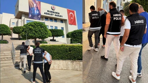 Fethiye ve Marmaris'te Büyük Uyuşturucu Operasyonu