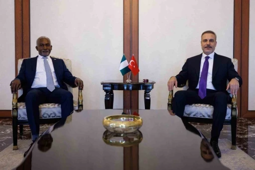 Fidan, Nijeryalı mevkidaşı Tuggar ile Ankara&rsquo;da g&ouml;r&uuml;şt&uuml;
