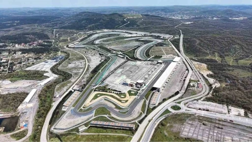 Formula 1 i&ccedil;in geri sayım başladı: İstanbul Park havadan g&ouml;r&uuml;nt&uuml;lendi
