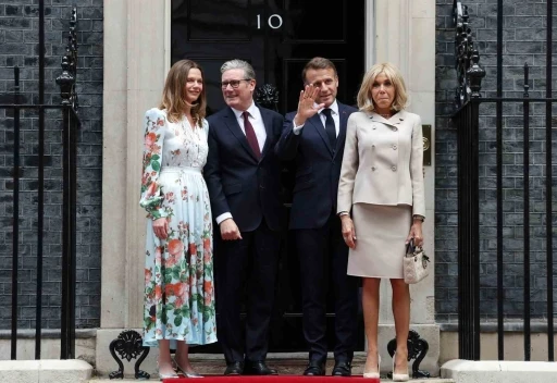 Fransa Cumhurbaşkanı Macron ile İngiltere Başbakanı Starmer ile görüştü
