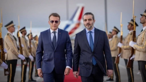 Fransa Cumhurbaşkanı Macron Suriye&rsquo;de
