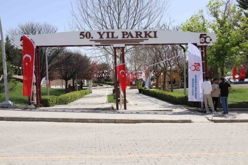 FÜ’de isim değişikliği: Kültür Park, &quot;50. Yıl Parkı&quot; oldu
