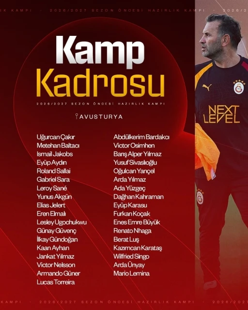 Galatasaray, Avusturya&rsquo;ya gitti

