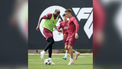 Galatasaray, Liverpool maçı hazırlıklarına başladı