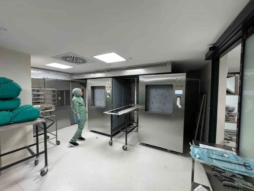 Gazi Yaşargil Eğitim ve Araştırma Hastanesi’nde sterilizasyon birimi yenilendi
