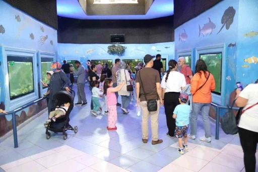 Gaziantep Doğal Yaşam Parkı&rsquo;nda bayram yoğunluğu

