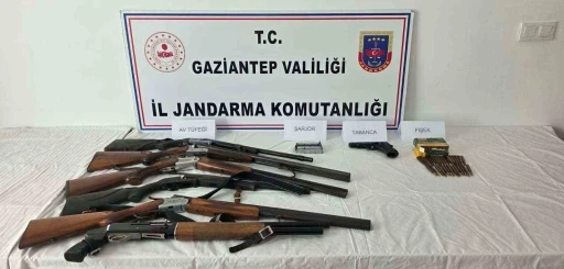 Gaziantep’te 20 adet kaçak silah ele geçirildi
