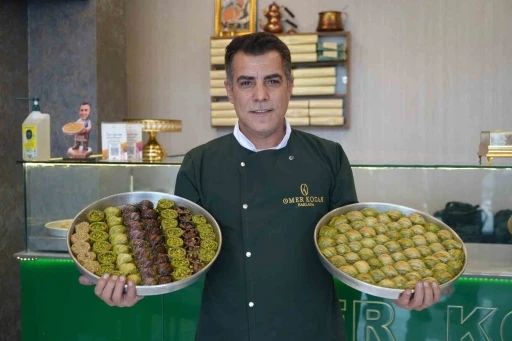 Gaziantep&rsquo;te baklavacılarda bayram yoğunluğu: G&uuml;nl&uuml;k &uuml;retim 20 tona ulaştı
