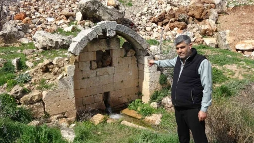 Gaziantep&rsquo;te kar ve yağmur bereketi: Tarihi &ccedil;eşmelerden su akmaya başladı

