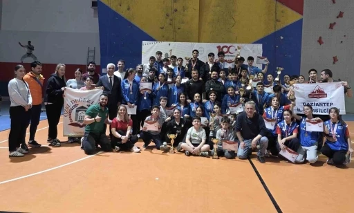 Gaziantep&rsquo;te &lsquo;Okul Sporları Tırmanış Yarışması&rsquo; yapıldı
