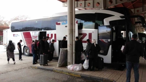 Gaziantep&rsquo;te otogarda bayram yoğunluğu
