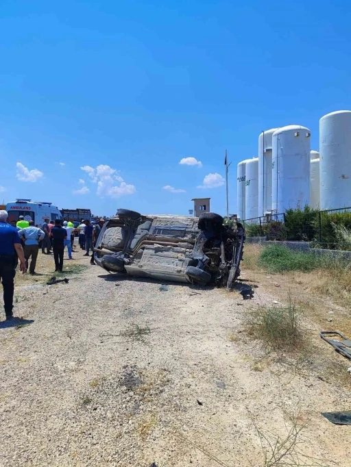 Gaziantep&rsquo;te otomobil takla attı: 9 yaralı
