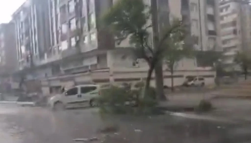 Gaziantep&rsquo;te "s&uuml;per h&uuml;cre" fırtınası şehri talan etti
