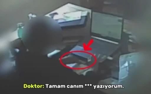 Gaziantep’te şok görüntüler: Doktorun para karşılığı sahte rapor pazarlığı saniye saniye kamerada
