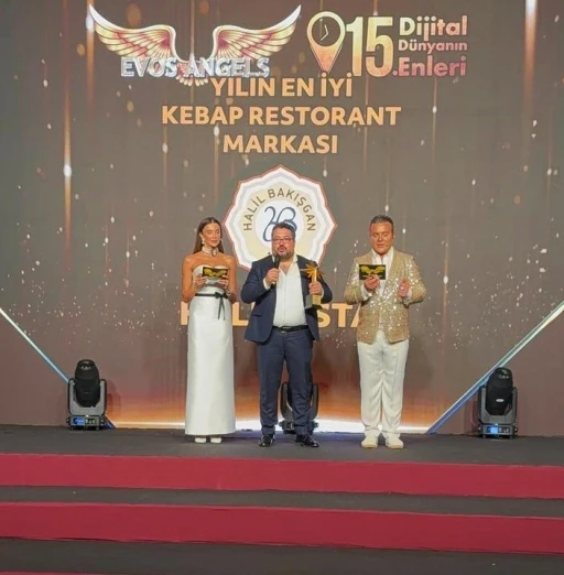 Gaziantepli Halil Bakışgan Restauranta ödül
