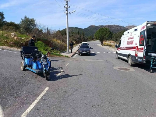 Gazipaşa&rsquo;da elektrikli bisiklet kazası: 2 yaralı
