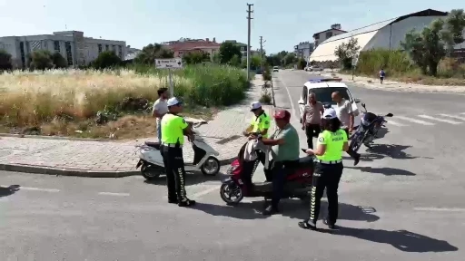 Gazipaşa’da polis ve jandarmadan hava ve kara destekli denetim
