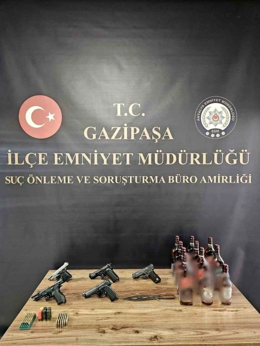 Gazipaşa’da ruhsatsız silah operasyonu
