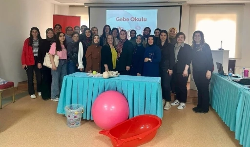 Gebe okullarında görevli sağlık çalışanlarına &quot;Doğuma Hazırlık Eğitimi&quot; düzenlendi
