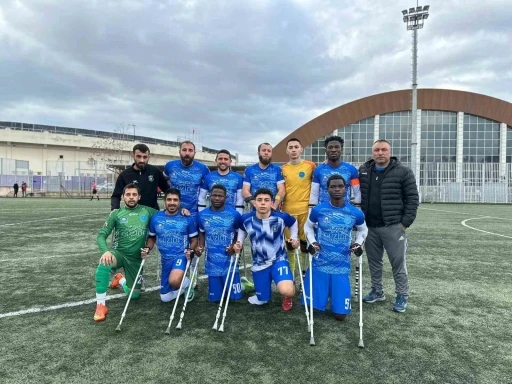 Gebze Belediyesi Ampute Futbol Takımı, TSK Rehabilitasyon Merkezi&rsquo;ni 3-0 yendi
