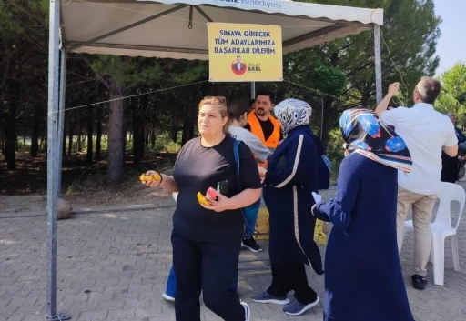 Gediz Belediyesi, YKS heyecanında öğrenci ve ailelerini yalnız bırakmadı
