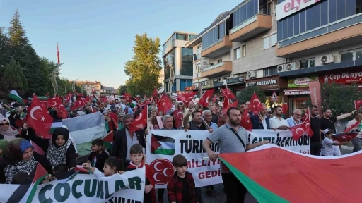 Gediz’de Filistin’e destek yürüyüşü: &quot;Zulme karşı susmayacağız&quot;

