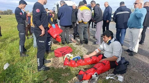 Gelen telefonla şantiyeye geri d&ouml;nmek i&ccedil;in ani manevra yaptı, muhtemel faciadan d&ouml;n&uuml;ld&uuml;
