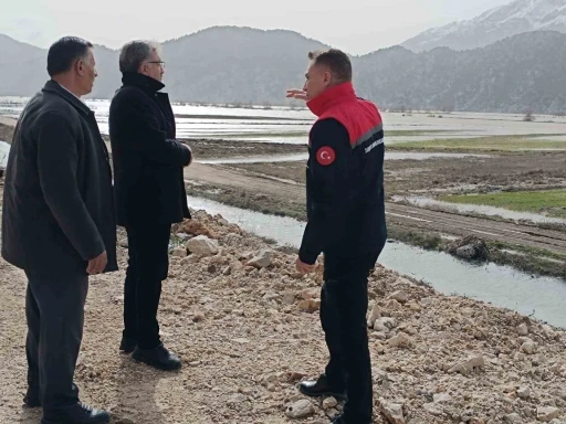 Gembos Ovası&rsquo;nda taşkın sonrası inceleme
