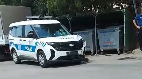 Gemlik’te kovalamacada polis aracına çarptı
