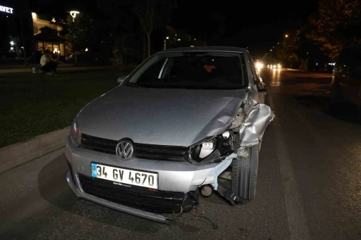 Kaza Yapan Sürücü Kaçamadı