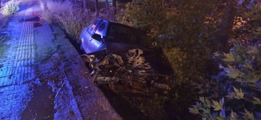 Genel başkanın makam şoförü kazada öldü
