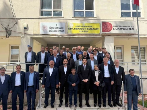 Gerc&uuml;ş&rsquo;te muhtarlar Kaymakam Uzun ile bir araya geldi
