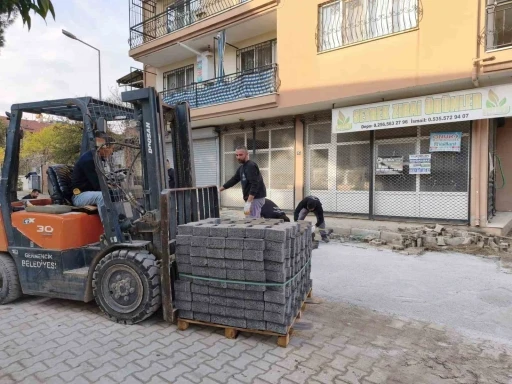 Germencik&rsquo;te belediye ekiplerinin &ccedil;alışmaları devam ediyor
