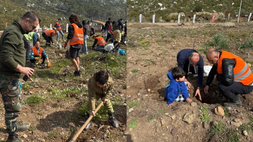 GETOB Ormanı Projesi kapsamında fidanlar toprakla buluştu